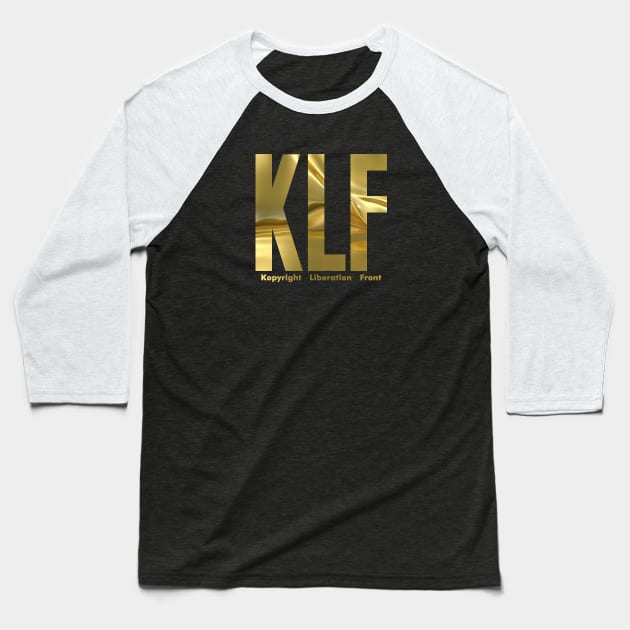 KLF - gold collector edition from the 90s. Baseball T-Shirt by BACK TO THE 90´S